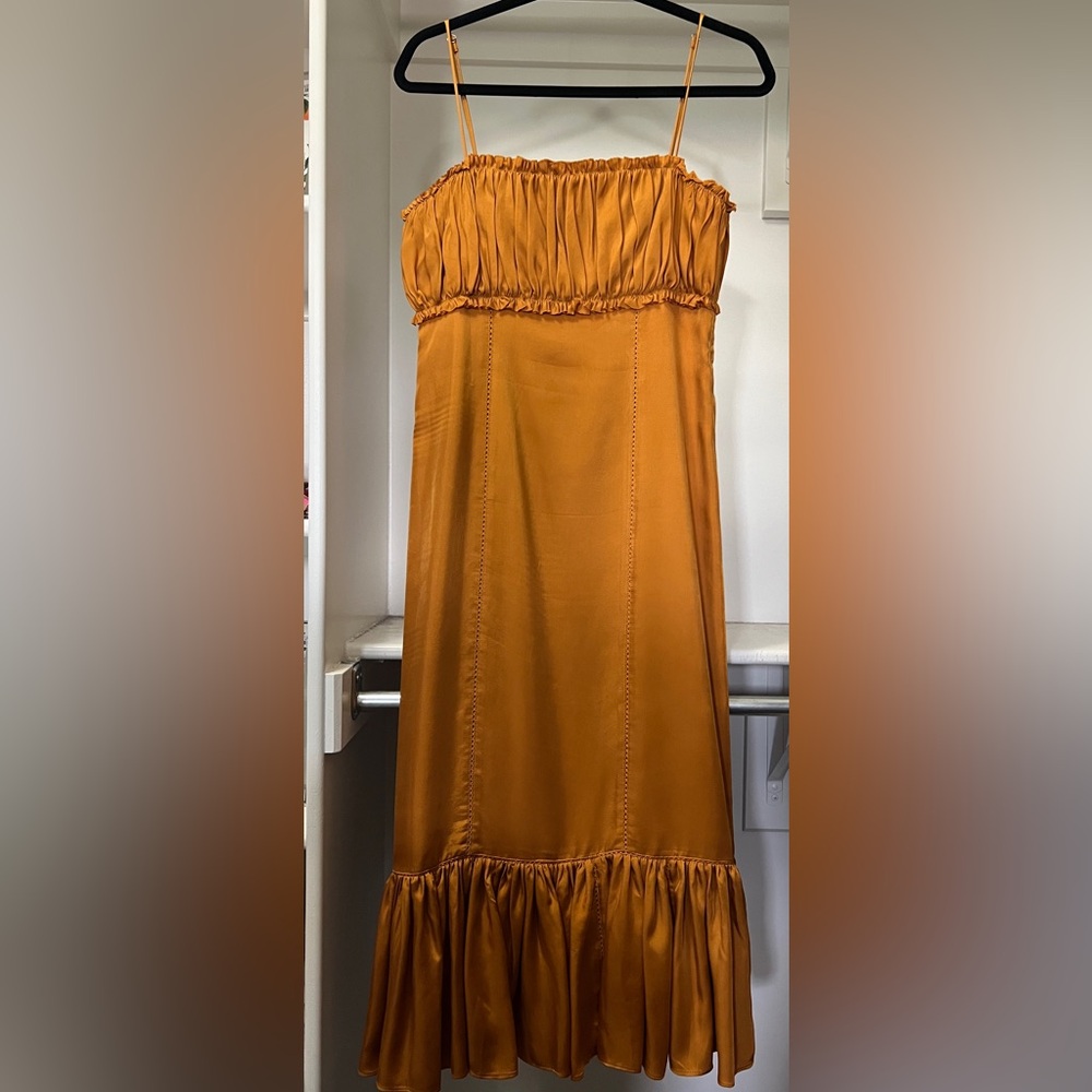 Cinq a Sept ruched detail dress S